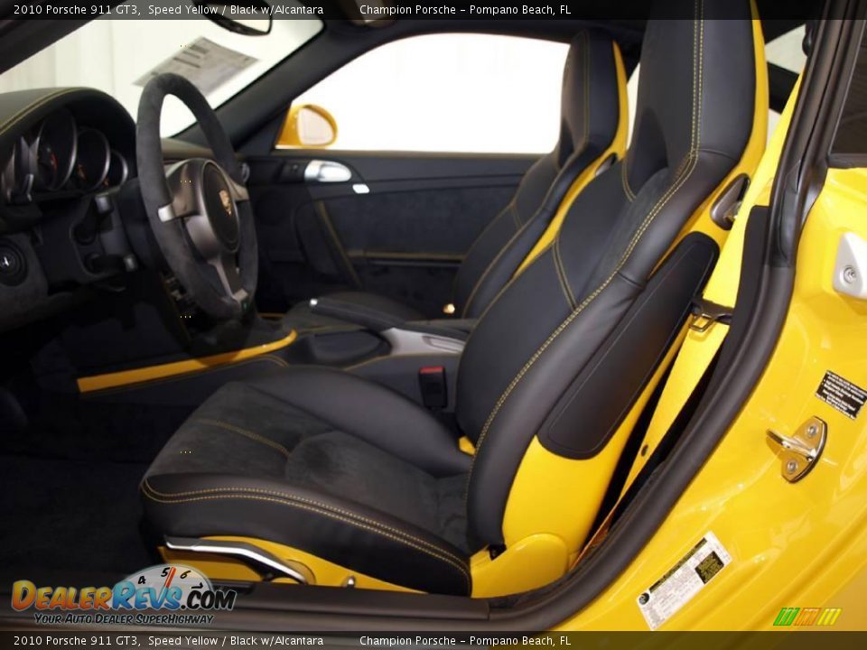2010 Porsche 911 GT3 Speed Yellow / Black w/Alcantara Photo #20