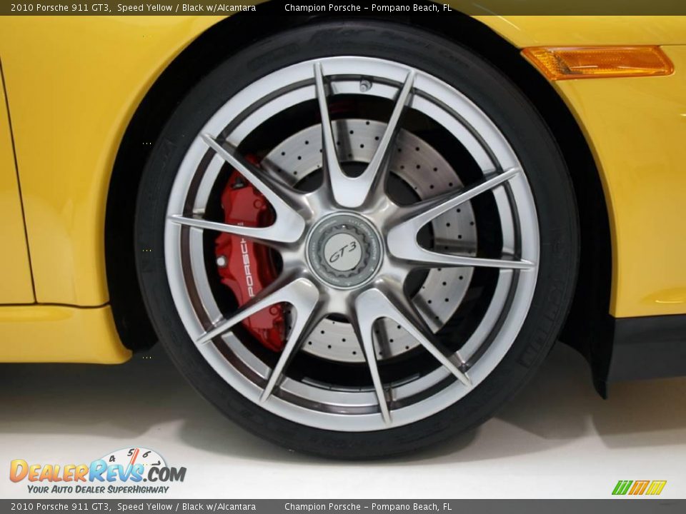 2010 Porsche 911 GT3 Speed Yellow / Black w/Alcantara Photo #25