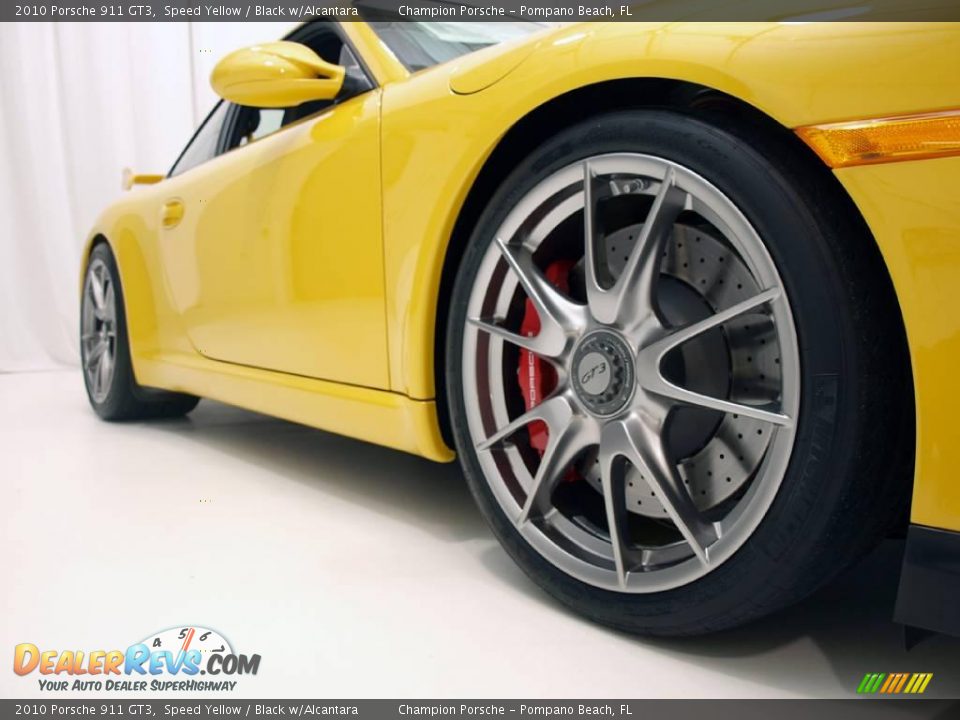2010 Porsche 911 GT3 Speed Yellow / Black w/Alcantara Photo #28