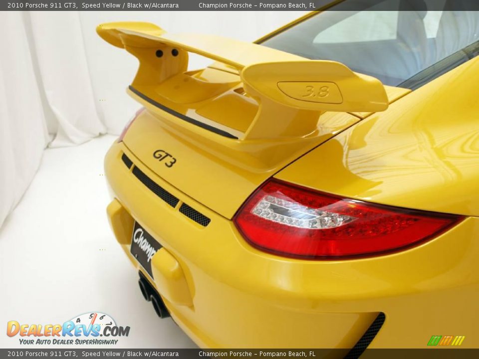 2010 Porsche 911 GT3 Speed Yellow / Black w/Alcantara Photo #30