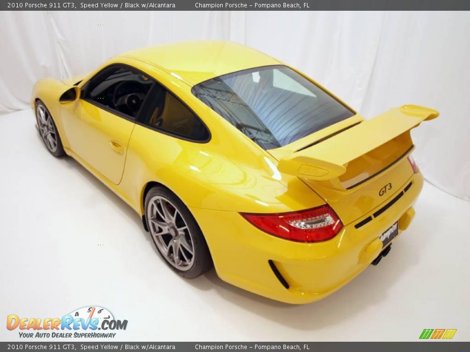 2010 Porsche 911 GT3 Speed Yellow / Black w/Alcantara Photo #32