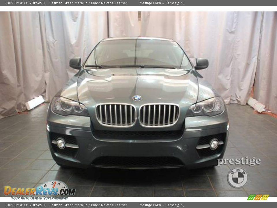 2009 BMW X6 xDrive50i Tasman Green Metallic / Black Nevada Leather Photo #2