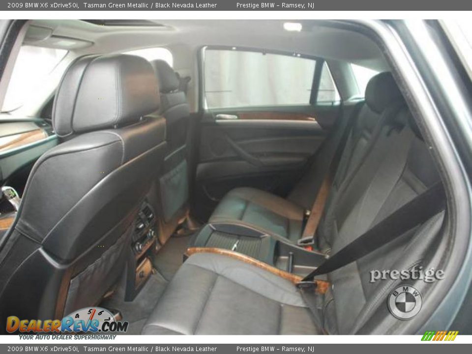 2009 BMW X6 xDrive50i Tasman Green Metallic / Black Nevada Leather Photo #10