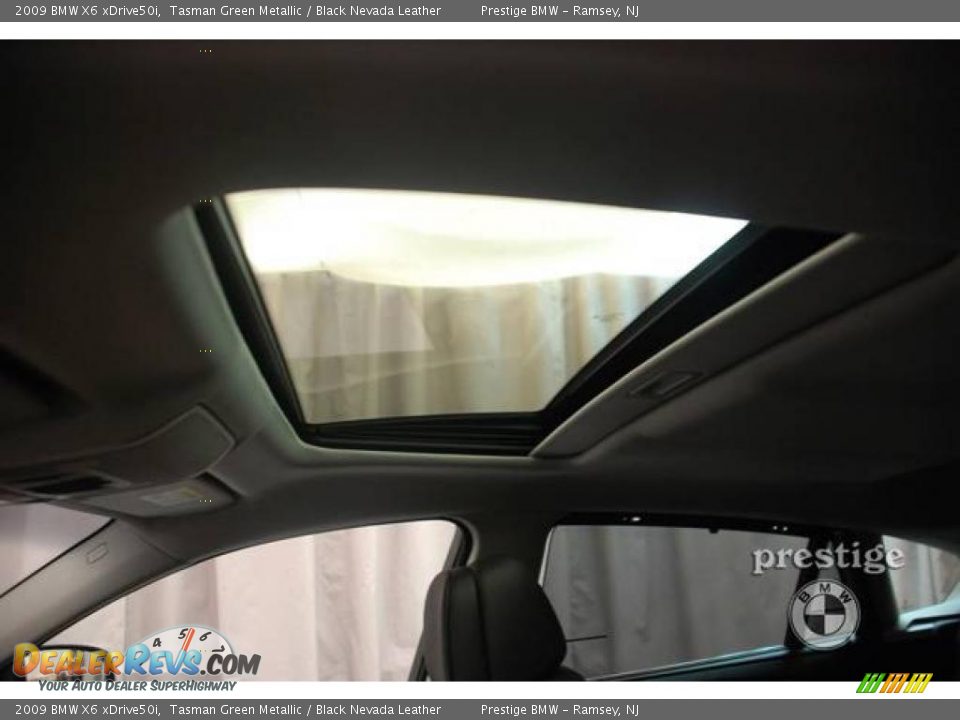 2009 BMW X6 xDrive50i Tasman Green Metallic / Black Nevada Leather Photo #11