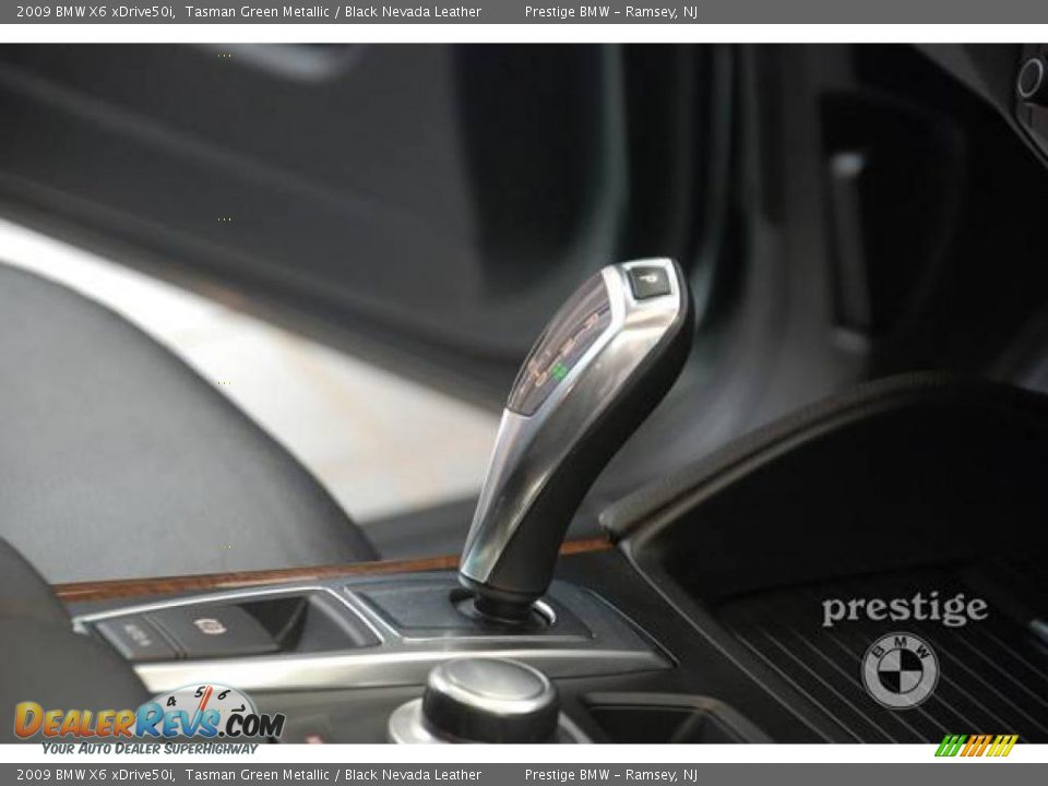 2009 BMW X6 xDrive50i Tasman Green Metallic / Black Nevada Leather Photo #17