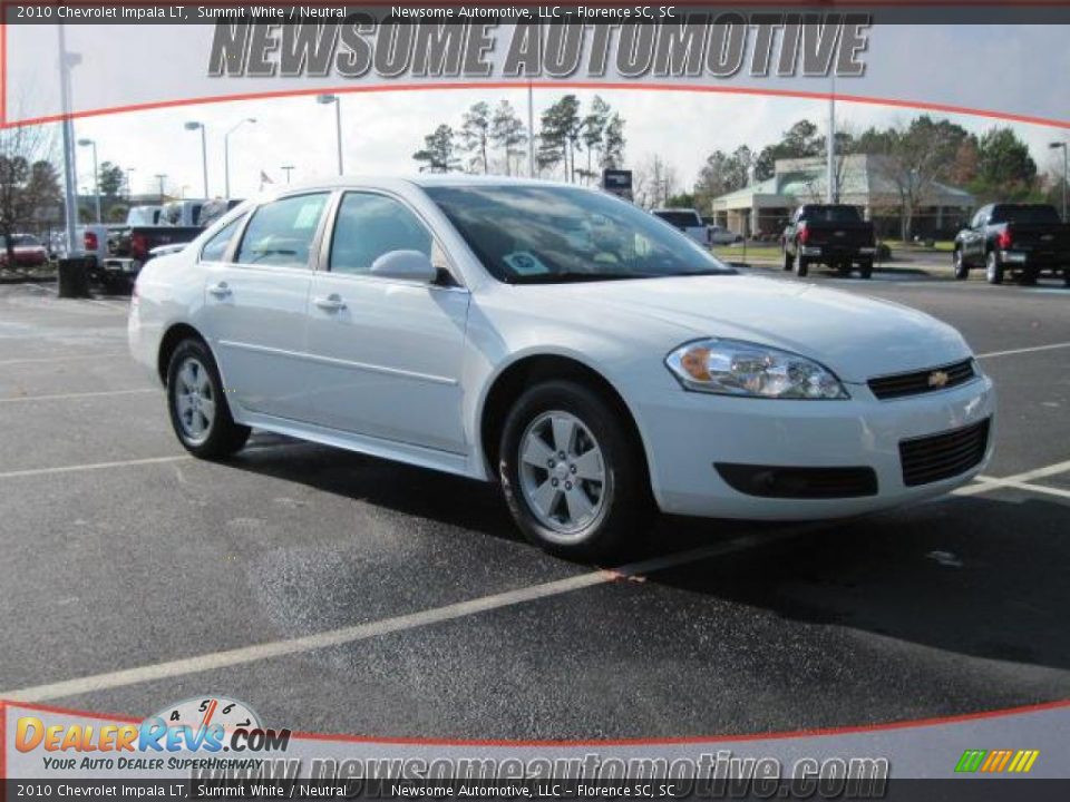 2010 Chevrolet Impala LT Summit White / Neutral Photo #1