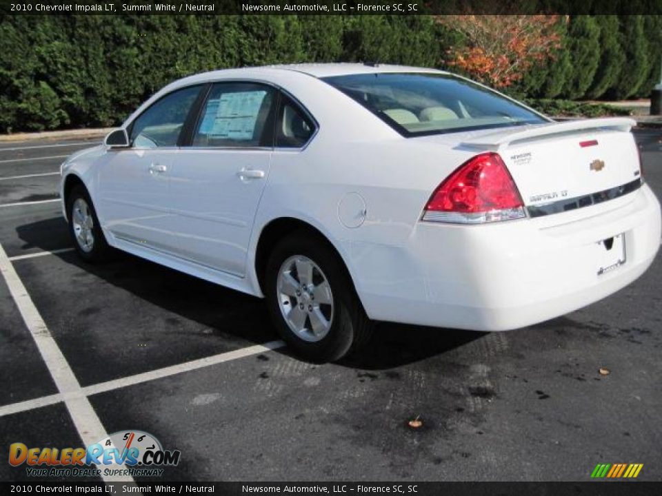 2010 Chevrolet Impala LT Summit White / Neutral Photo #2
