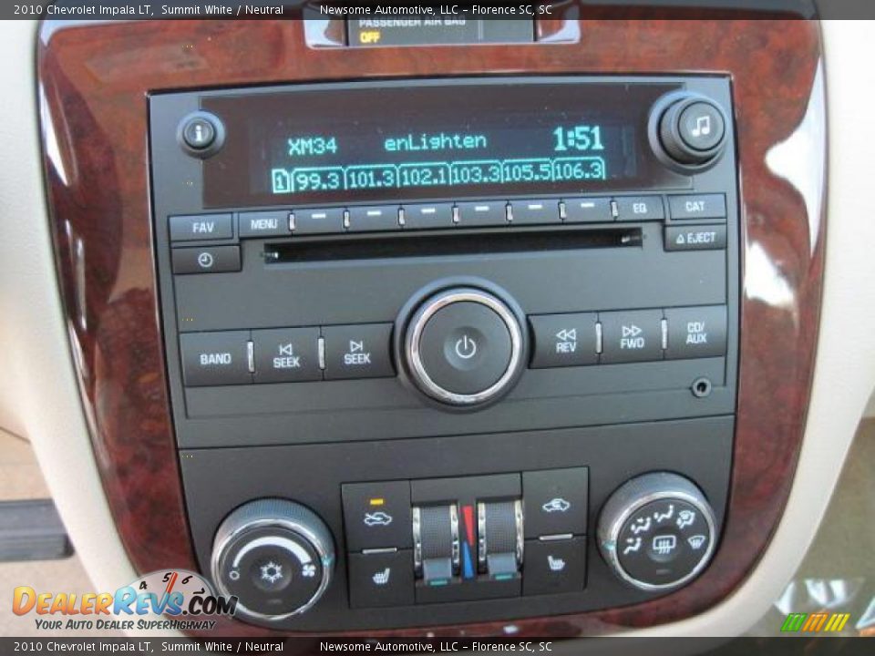 2010 Chevrolet Impala LT Summit White / Neutral Photo #5