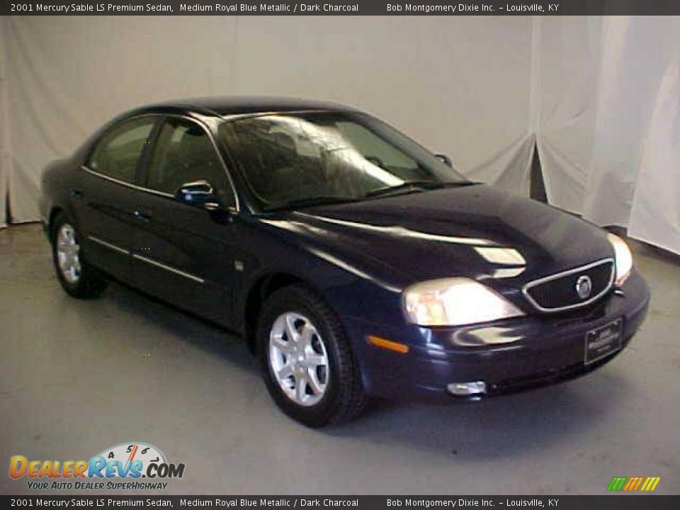 2001 Mercury Sable LS Premium Sedan Medium Royal Blue Metallic / Dark Charcoal Photo #1
