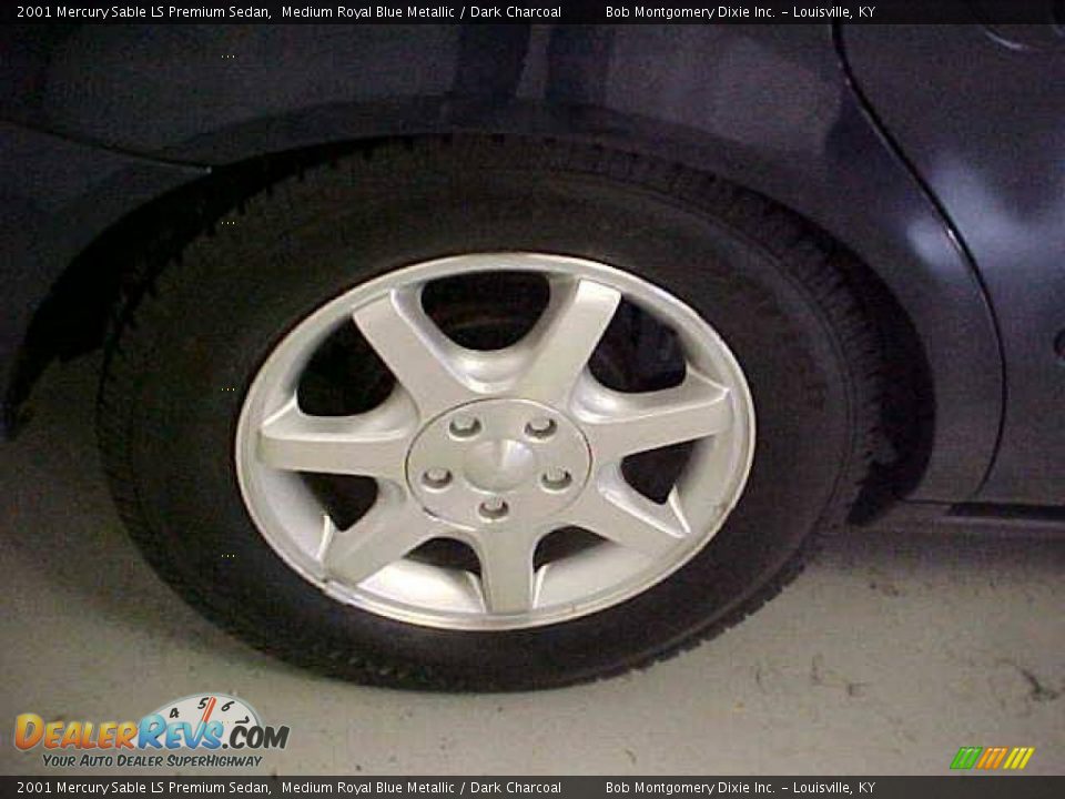 2001 Mercury Sable LS Premium Sedan Medium Royal Blue Metallic / Dark Charcoal Photo #5