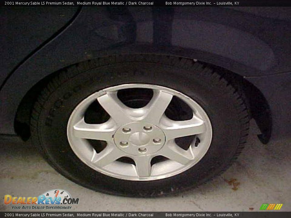 2001 Mercury Sable LS Premium Sedan Medium Royal Blue Metallic / Dark Charcoal Photo #6