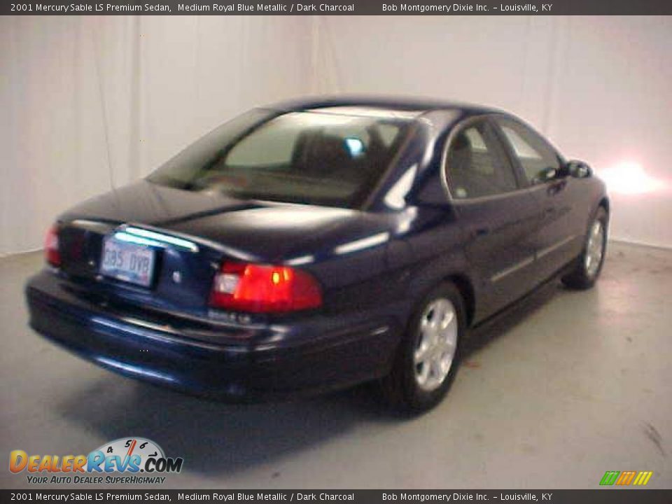 2001 Mercury Sable LS Premium Sedan Medium Royal Blue Metallic / Dark Charcoal Photo #9