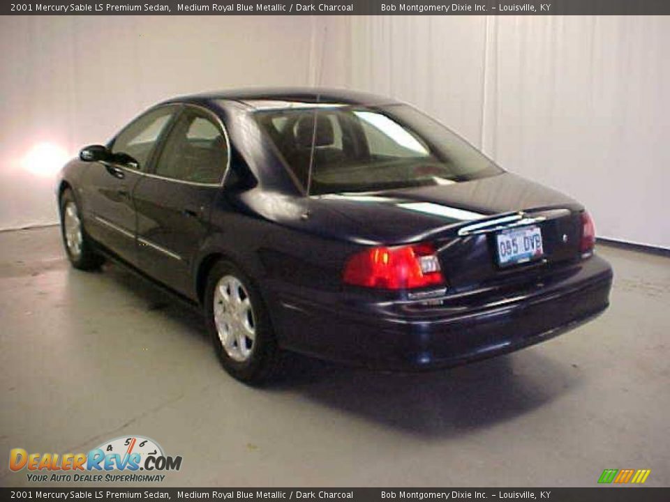 2001 Mercury Sable LS Premium Sedan Medium Royal Blue Metallic / Dark Charcoal Photo #10
