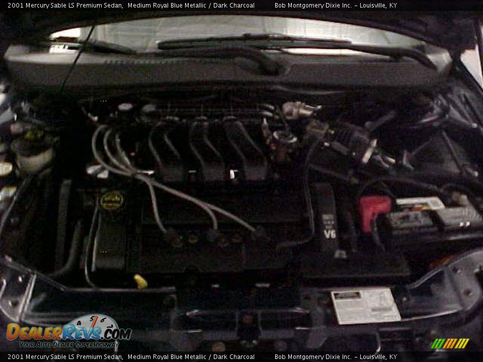 2001 Mercury Sable LS Premium Sedan Medium Royal Blue Metallic / Dark Charcoal Photo #11