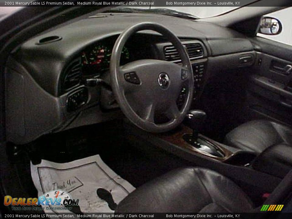 2001 Mercury Sable LS Premium Sedan Medium Royal Blue Metallic / Dark Charcoal Photo #14