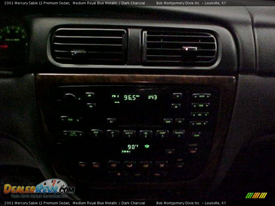 2001 Mercury Sable LS Premium Sedan Medium Royal Blue Metallic / Dark Charcoal Photo #18