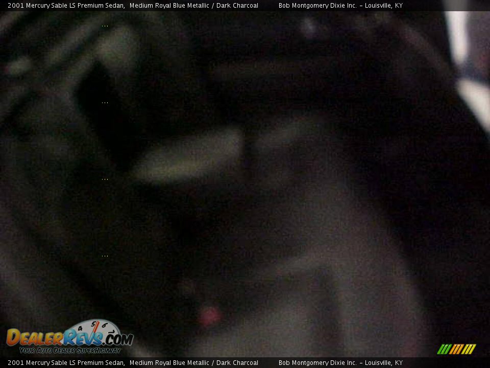 2001 Mercury Sable LS Premium Sedan Medium Royal Blue Metallic / Dark Charcoal Photo #22