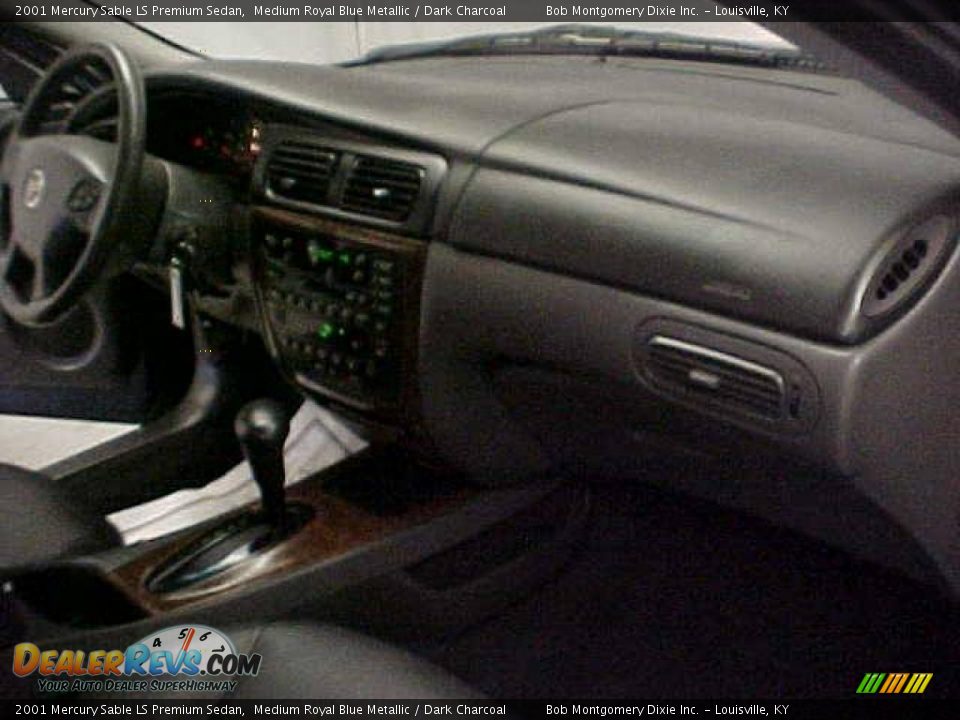 2001 Mercury Sable LS Premium Sedan Medium Royal Blue Metallic / Dark Charcoal Photo #24