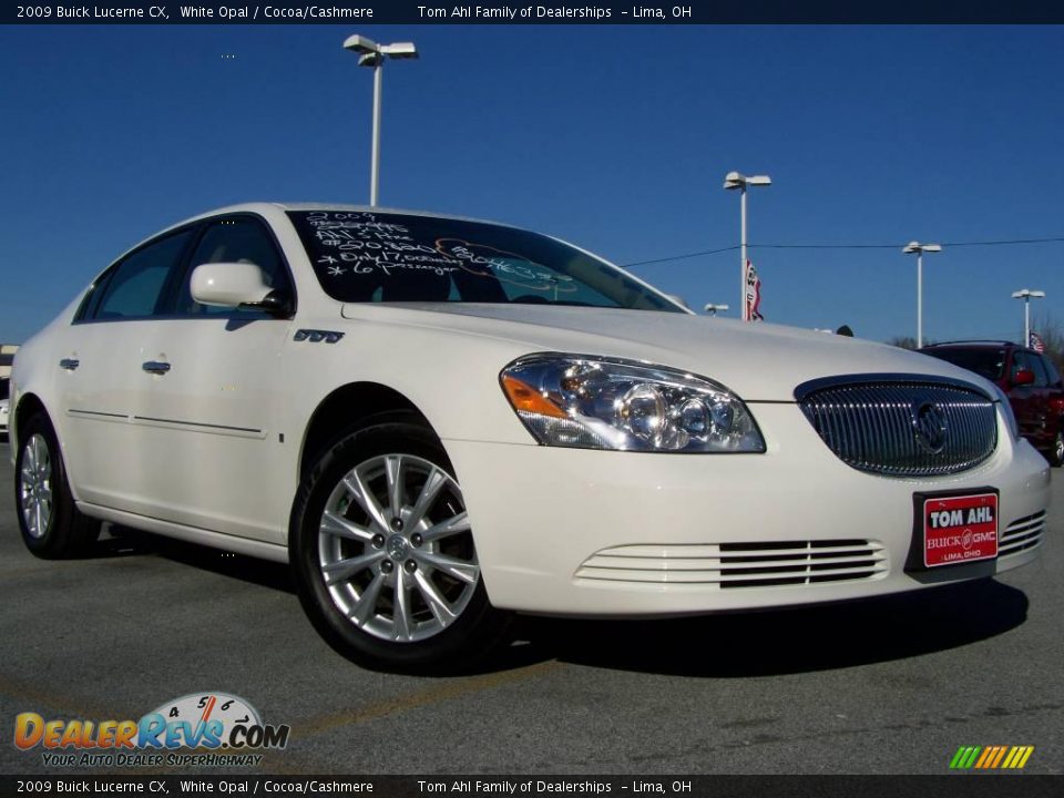 2009 Buick Lucerne CX White Opal / Cocoa/Cashmere Photo #1