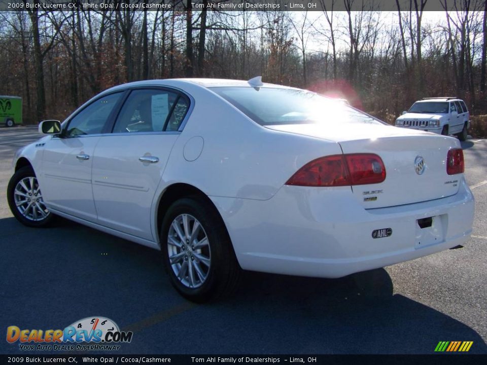 2009 Buick Lucerne CX White Opal / Cocoa/Cashmere Photo #4