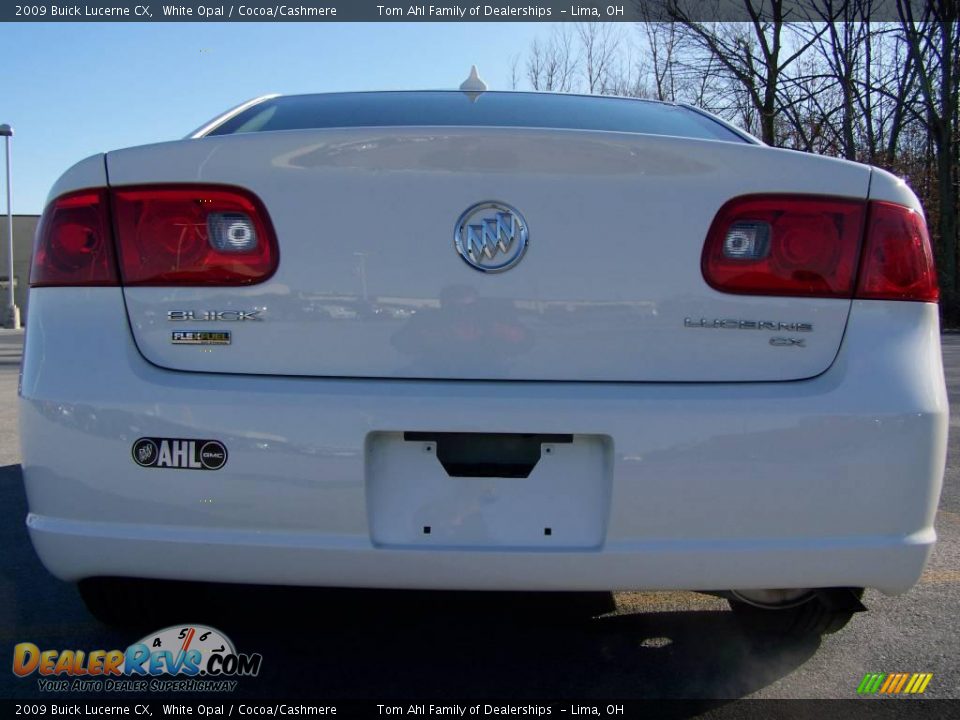 2009 Buick Lucerne CX White Opal / Cocoa/Cashmere Photo #6