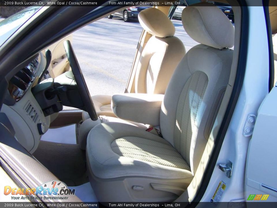 2009 Buick Lucerne CX White Opal / Cocoa/Cashmere Photo #9