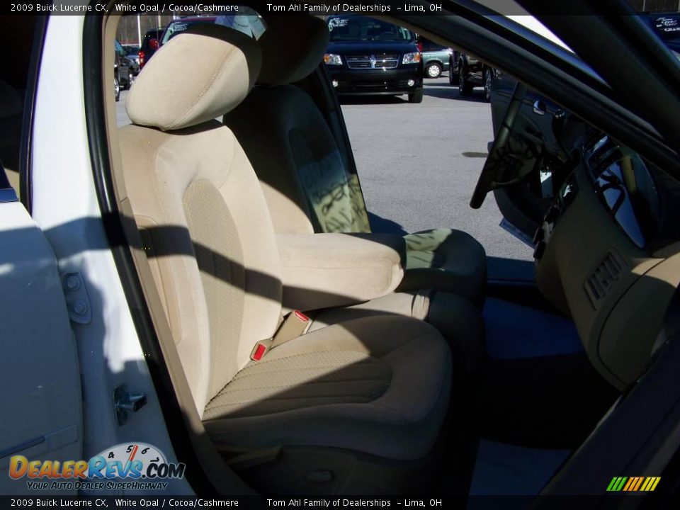 2009 Buick Lucerne CX White Opal / Cocoa/Cashmere Photo #13