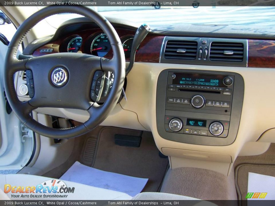 2009 Buick Lucerne CX White Opal / Cocoa/Cashmere Photo #14