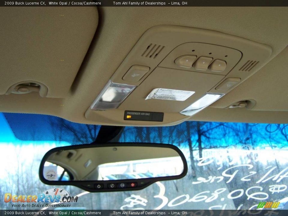 2009 Buick Lucerne CX White Opal / Cocoa/Cashmere Photo #19