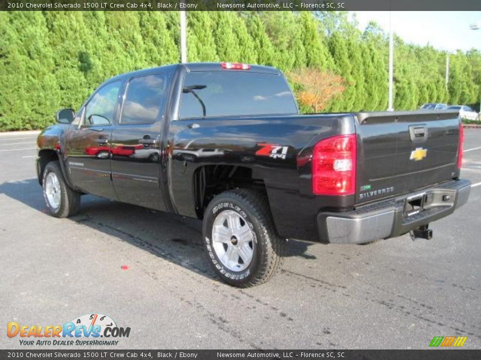 2010 Chevrolet Silverado 1500 LT Crew Cab 4x4 Black / Ebony Photo #2