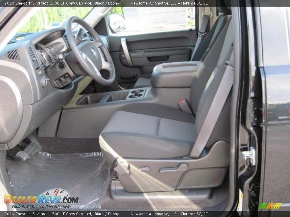 2010 Chevrolet Silverado 1500 LT Crew Cab 4x4 Black / Ebony Photo #3