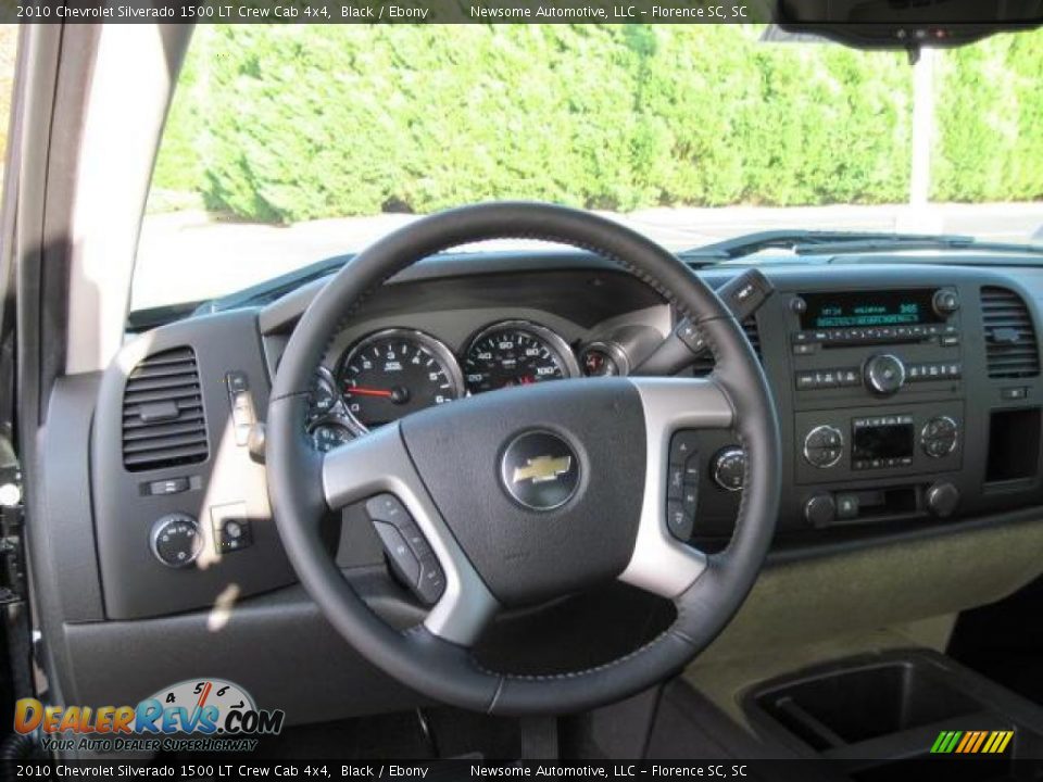 2010 Chevrolet Silverado 1500 LT Crew Cab 4x4 Black / Ebony Photo #4