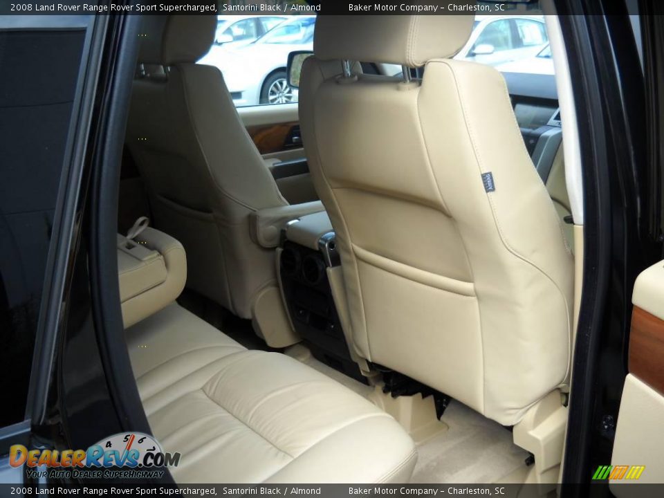 2008 Land Rover Range Rover Sport Supercharged Santorini Black / Almond Photo #11