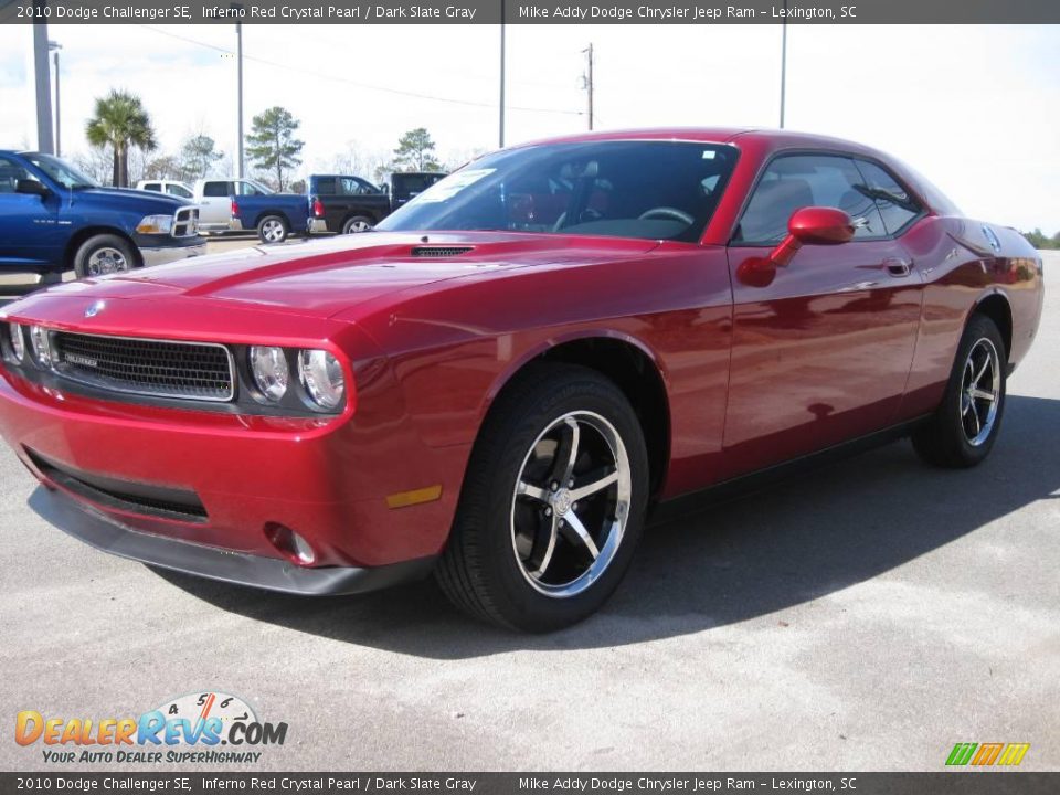 2010 Dodge Challenger SE Inferno Red Crystal Pearl / Dark Slate Gray Photo #1