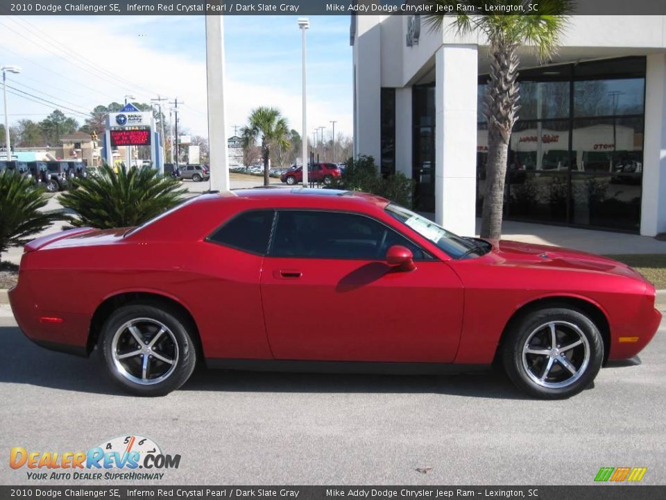 2010 Dodge Challenger SE Inferno Red Crystal Pearl / Dark Slate Gray Photo #4