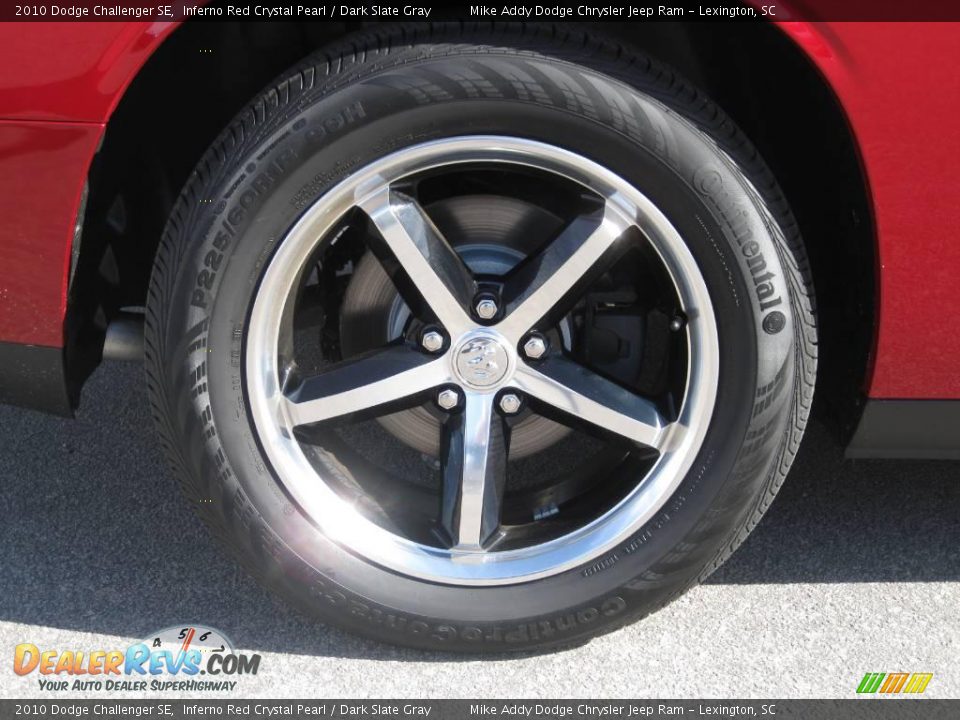 2010 Dodge Challenger SE Inferno Red Crystal Pearl / Dark Slate Gray Photo #5