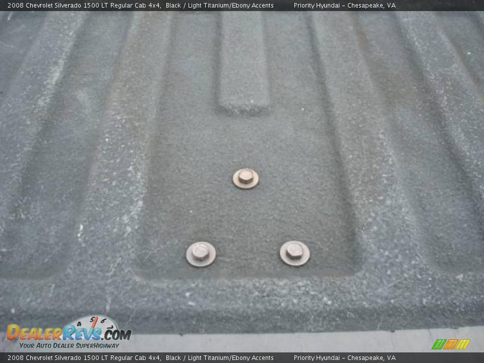 2008 Chevrolet Silverado 1500 LT Regular Cab 4x4 Black / Light Titanium/Ebony Accents Photo #14