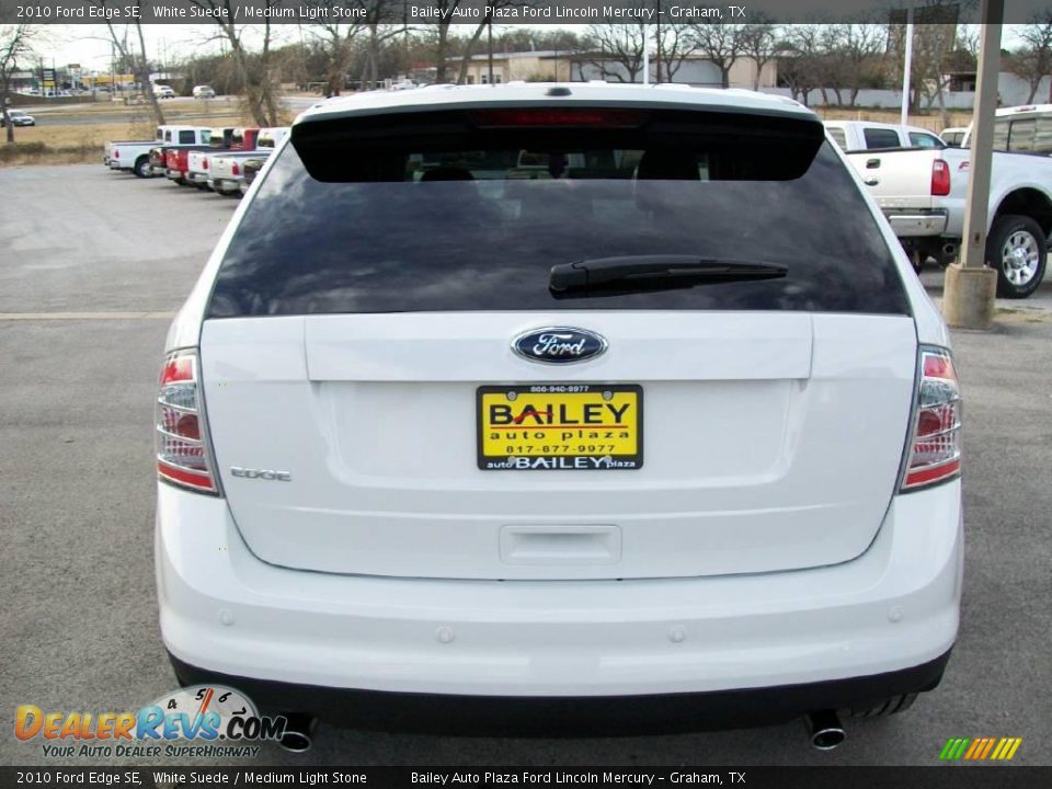 2010 Ford Edge SE White Suede / Medium Light Stone Photo #5