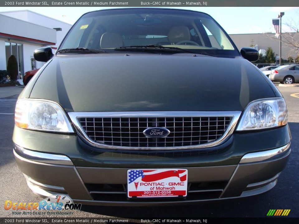 2003 Ford Windstar SEL Estate Green Metallic / Medium Parchment Photo #2