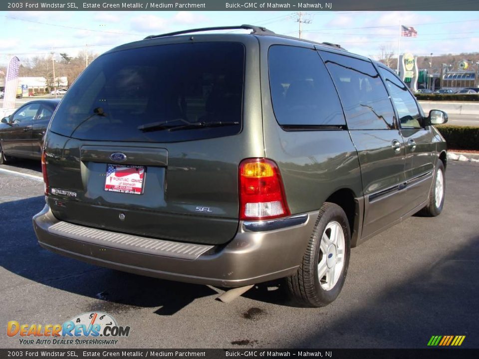 2003 Ford Windstar SEL Estate Green Metallic / Medium Parchment Photo #5