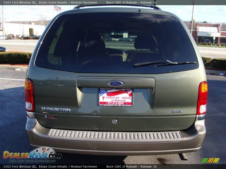 2003 Ford Windstar SEL Estate Green Metallic / Medium Parchment Photo #6