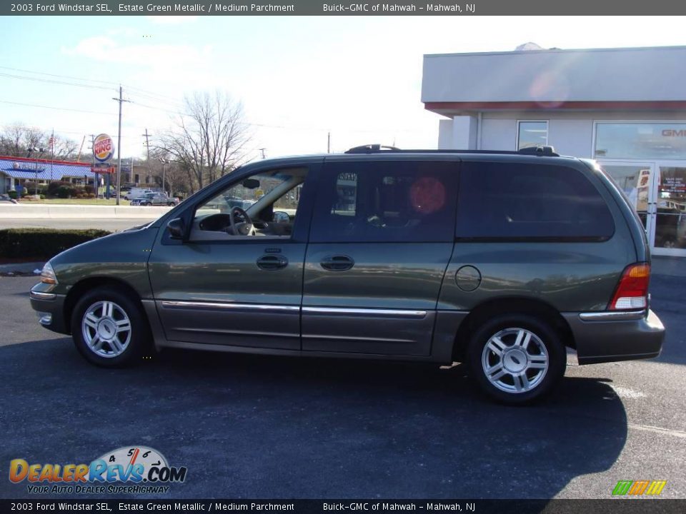 2003 Ford Windstar SEL Estate Green Metallic / Medium Parchment Photo #8