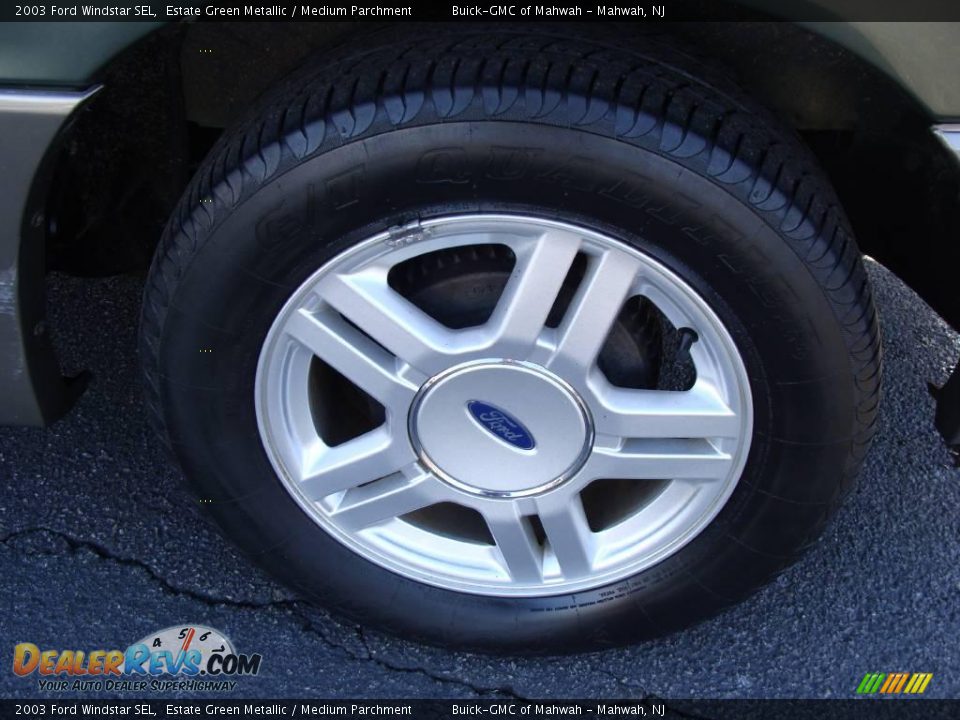 2003 Ford Windstar SEL Estate Green Metallic / Medium Parchment Photo #9