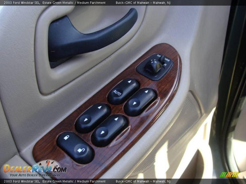 2003 Ford Windstar SEL Estate Green Metallic / Medium Parchment Photo #13