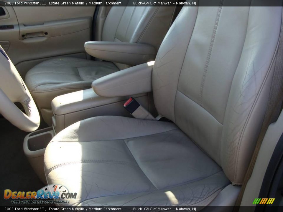 2003 Ford Windstar SEL Estate Green Metallic / Medium Parchment Photo #17