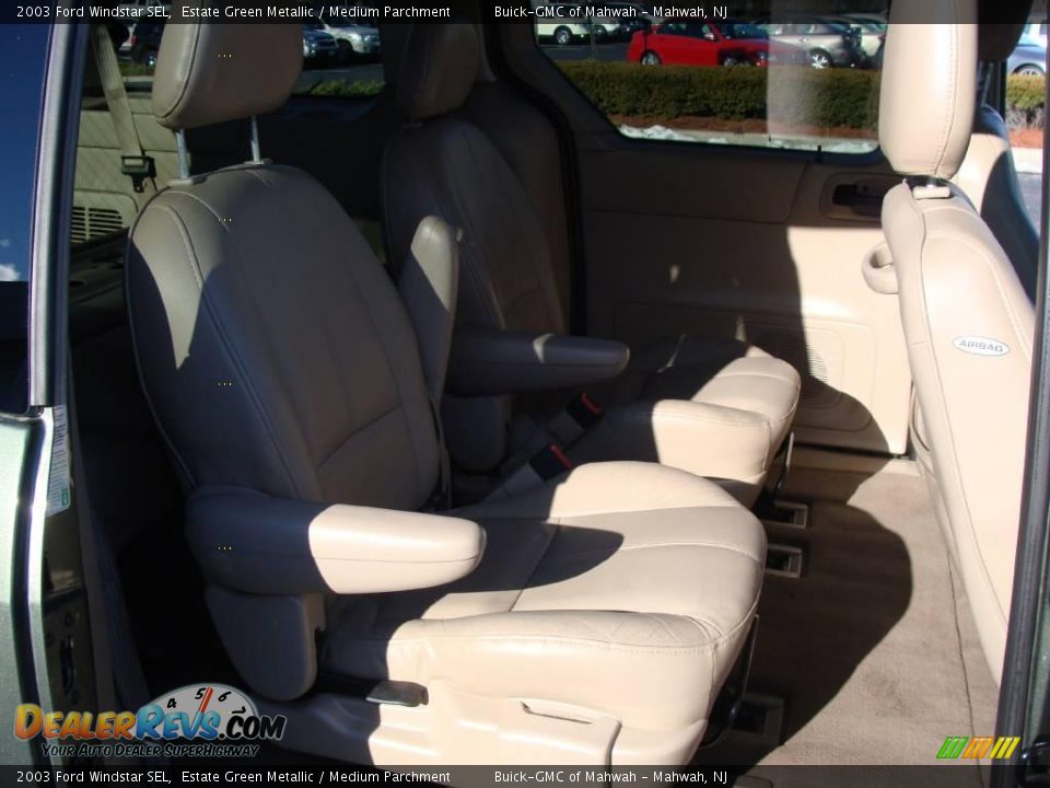2003 Ford Windstar SEL Estate Green Metallic / Medium Parchment Photo #19