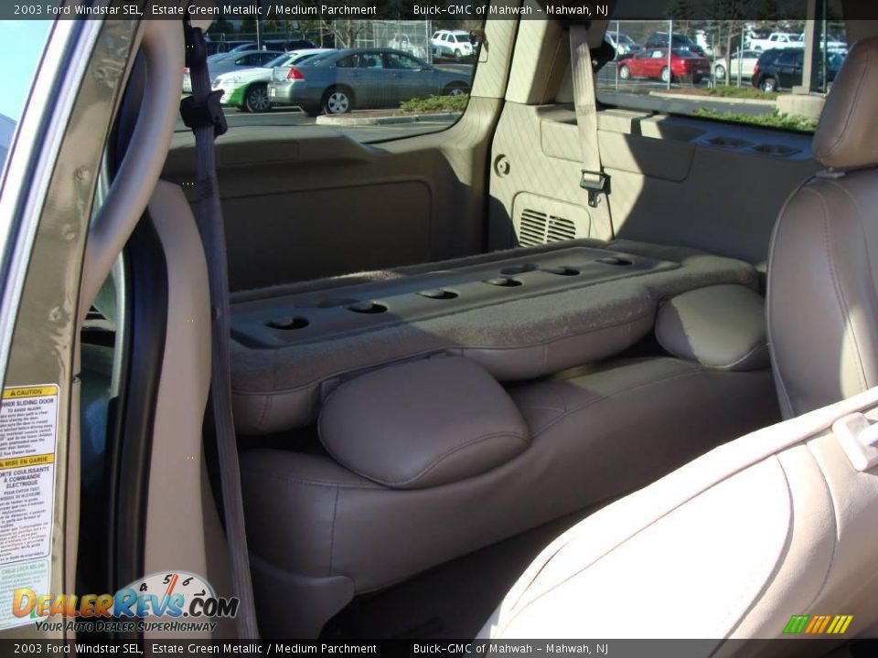 2003 Ford Windstar SEL Estate Green Metallic / Medium Parchment Photo #20
