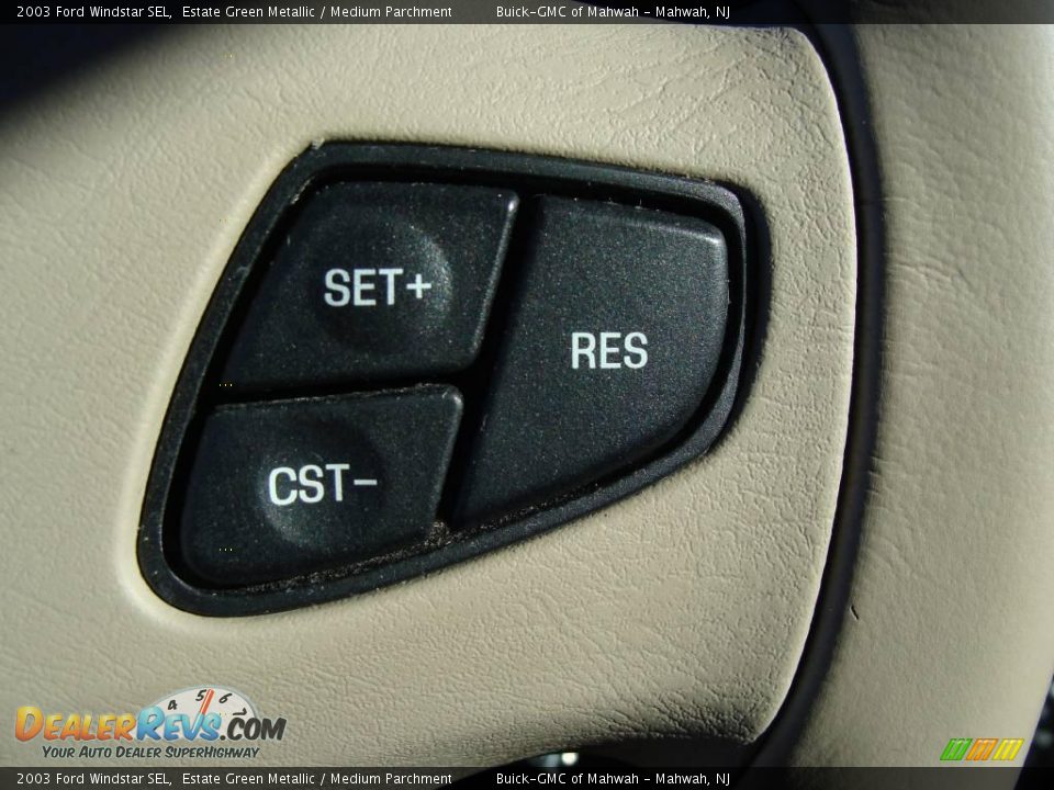 2003 Ford Windstar SEL Estate Green Metallic / Medium Parchment Photo #28