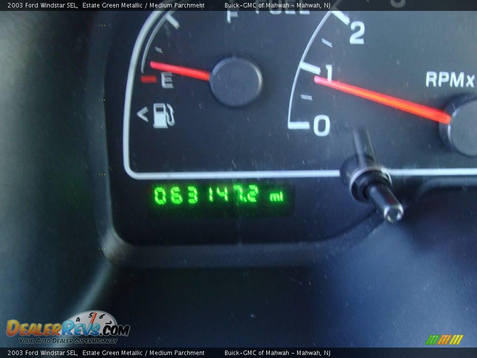 2003 Ford Windstar SEL Estate Green Metallic / Medium Parchment Photo #29