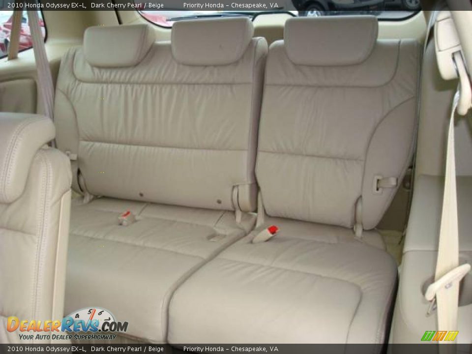 2010 Honda Odyssey EX-L Dark Cherry Pearl / Beige Photo #13